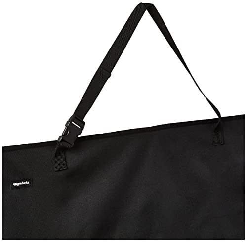 Amazon Basics Auto-Rücksitzabdeckung für Hunde, 119 x 142 cm, Schwarz