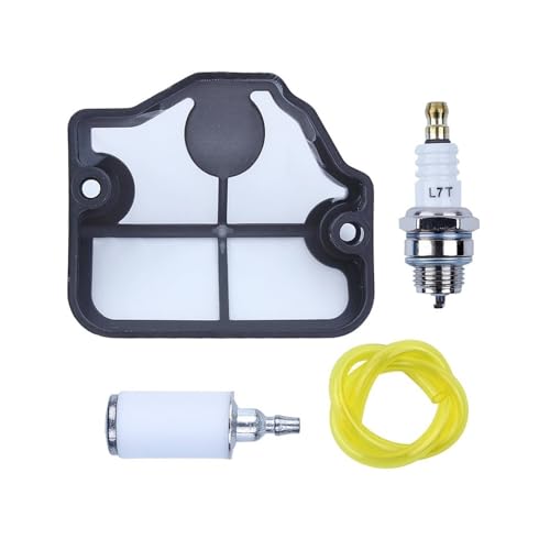 Kit bougie d'allumage et filtre pour révision de tronçonneuse essence 2T