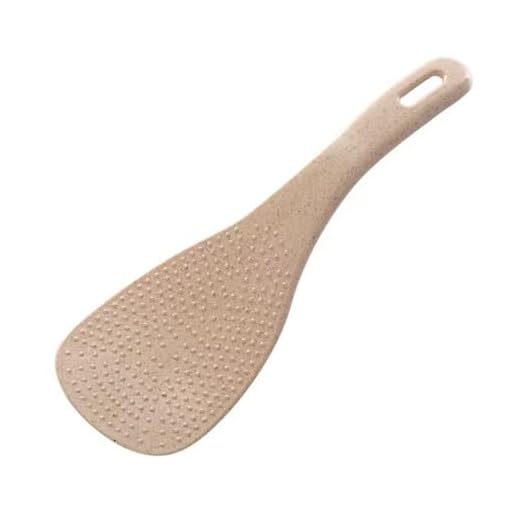 Rice Spoon Plastic Accessories Beige Rice Paddle Scoop Durable Long Handle Rice Shovel (beige)