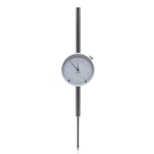 HFS Dial Indicator, 0-2" Range, 0.0005" Graduation, 1/4" Lug Back