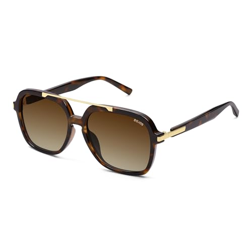 SOJOS Retro Polarized Aviator Sunglasses SJ2672