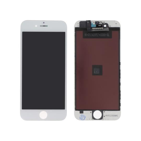 Mobilte TM - Compatible con pantalla completa, color blanco para iPhone 6