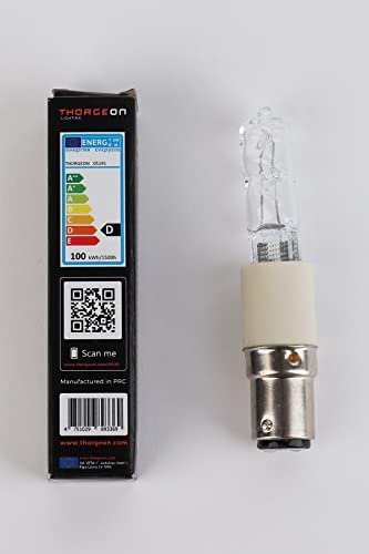 Thorgeon Ba15d Lampadina alogena singola da 100 W