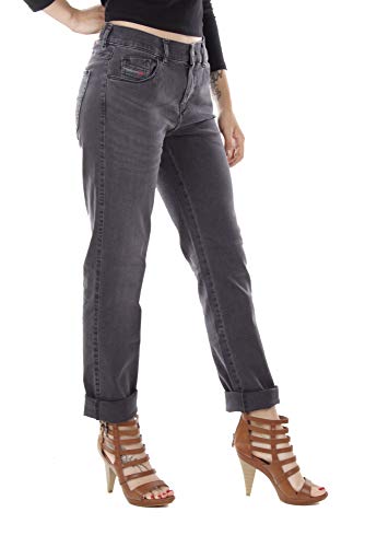 Preisvergleich Produktbild Diesel Sandy R6QE9 Damen Jeans Hose Slim Straight (Grau, W32 / L32)