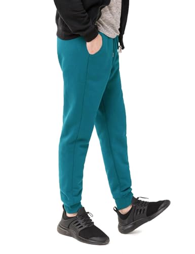 Flygo Men's Fleece Lined Sherpa Sweatpants Winter Warm Pants Jogger Lounge Athletic Pant with Pockets