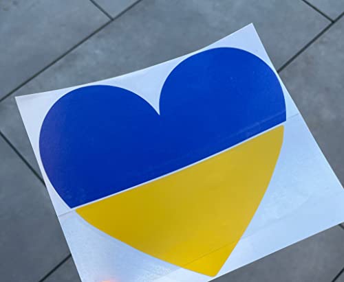 Ukraine Flag Vinyl Decal Sticker Україна Car Window Bumper 2-Pack 5-Inches By 3-Inches Premium Quality Uv-Resistant Laminate Pds560 #TOP2