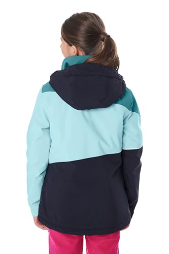killtec Mädchen Skijacke/Funktionsjacke mit Kapuze und Schneefang KSW 331 GRLS SKI JCKT, mint, 140, 42091-000