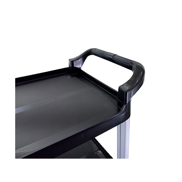 Commercial-Heavy-Duty-Utility-Service-Cart-3-Shelf-450-Lbs-Max-Capacity-Rolling-Utility-Cart-W-33-x-H-37-x-D-16-Black Commercial-Heavy-Duty-Utility-Service-Cart-3-Shelf-450-Lbs-Max-Capacity-Rolling-Utility-Cart-W-33-x-H-37-x-D-16-Black