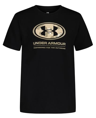 Image of Under Armour Boys' Short Sleeve Graphic T-Shirt, Soft & Comfortable, Outdoor Collection