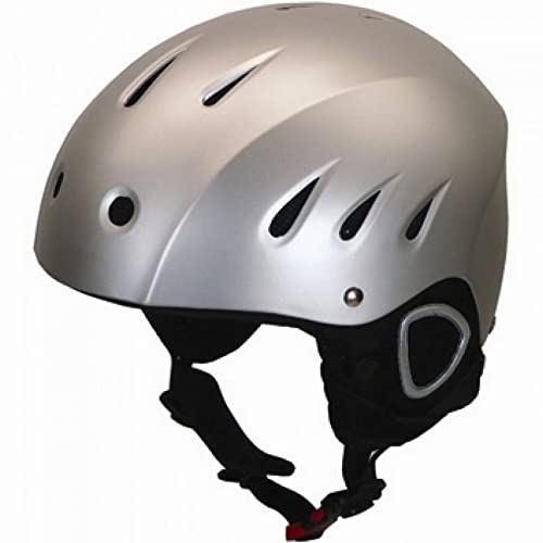 Casque de ski Manbi Zzski Jam Silver S design argent mat épuré