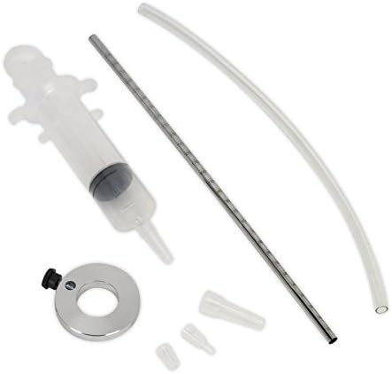 Sealey Ms033 Motorcycle Fork Oil Level Gauge With Top-Up Syringe, Red, 70ml