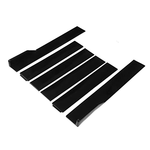 Falda Lateral ,ABS 6PCS Falda Lateral Universal Automotriz Longitud Ajustable Resistente para Protección