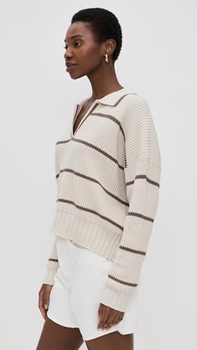Splendid Women's x Cella Jane Stripe Polo Sweater4