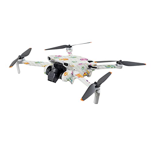 Image of MightySkins Carbon Fiber Skin Compatible with DJI Mini 3 - Owls | Protective, Durable Textured Carbon Fiber Finish | Easy to Apply | Made in The USA
