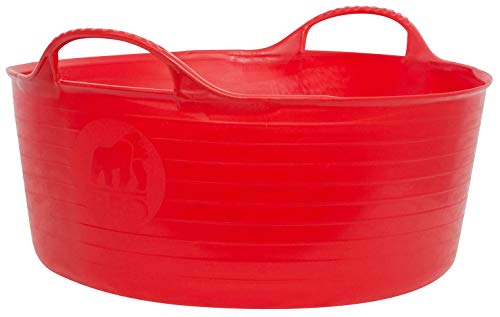 small shallow tub trug - TUBTRUGS X-Small Shallow Tub, 5 L, Red