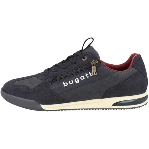 Bugatti Chaussures d'affaires à Lacets pour Homme, Bleu foncé, 42 EU