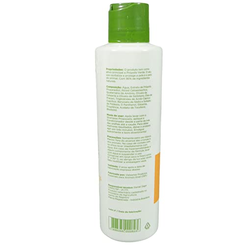 Condicionador Natural Propovets Própolis Verde Cães Gatos Equinos 300ml