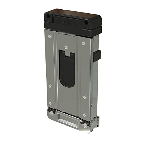 YLOVOW Carro de Mano Plegable con Ruedas, Carro de Mano liviano con Ruedas, Plegable y portátil Plegable Carro de la Compra para Viajes, Uso de Oficina Puede Hacer Clip para teléfono móvil,Black