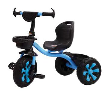 Homecute Plastic,Steel Tri-Wheel Adventures: Exciting and Safe Tricycles for Kids - Perfect for Outdoor Fun!M1 (Standerd_Black-Blue) (B0C6Q3J7VX) Amazon Price History, Amazon Price Tracker