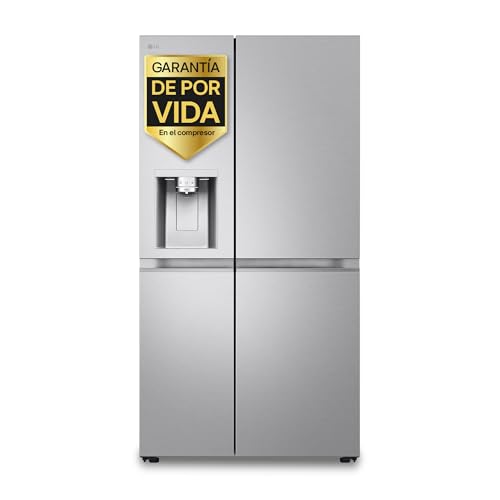 LG GSLE91MBAB.AMBQEUR - Frigorifico Side By Side, Serie 900, Clasificación B, Sin Toma de Agua, 623L, Acero Texturizado Antihuellas