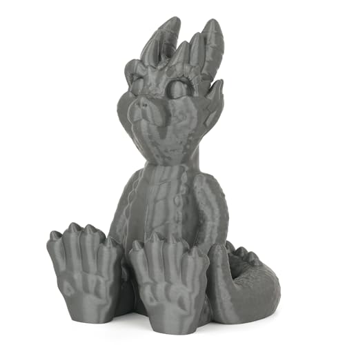 Image of NUMAKERS PETG 3D Printer Filament, 1.75mm, Dimensional Accuracy + /- 0.05 mm, 1 kg Spool (2.2 lbs), Compatible with Most FDM Printers (Simply Silver)