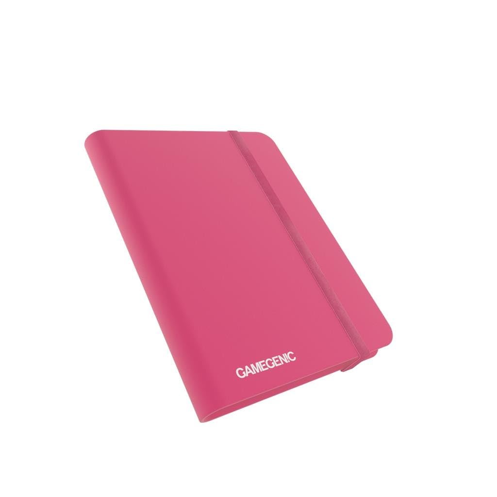 Gamegenic Casual Album 8-Pocket – Pink Color, Card Binder for 160 Standard or Japanese-Size Cards, Side-Loading Pages, Color-Matched Design & Elastic Strap Closure, Fits Double-Sleeved TCG Cards : Toys & Games
