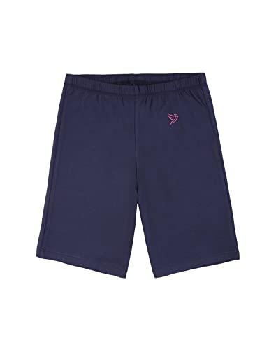 Image of TWIN BIRDS Cotton Stretchable Solid Coloured Skinny Fit Knee Length Yoga /Cycling /Sports Shorts for Girls