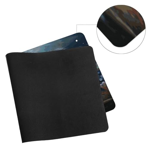 Blue Ocean Underwater Fish Mouse Pad grande antideslizante miniatura 7