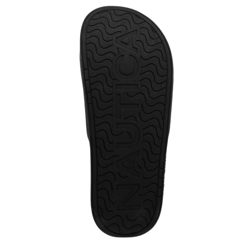 Image of Nautica Men's Athletic Cushioned Casual Slip On Shower Pool Beach Slide Sandals