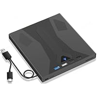 Nihcora Grabadora de BLU-Ray Externa, Compatible con Discos de