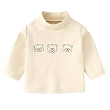 Conçu avec un col roulé confortable et un tissu doux, ce haut thermique à manches longues garde les enfants au chaud tout en offrant un confort doux pendant les jours d'automne et d'hiver