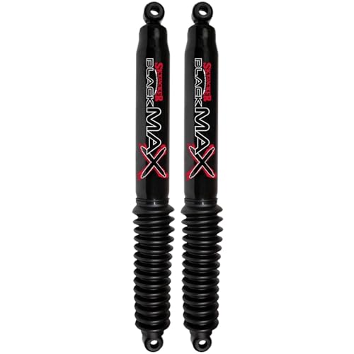 TrendsAuto Pair of Black Max Series Rear Hydraulic Action Shocks fits 2005 2016 F350 Super Duty 4WD with 0-2â€ Rear Lift | Multi-Stage Valving | Durable Gloss Black Finish | Chrome Plated Shaft