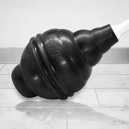 korky beehivemax heavy duty toilet plunger - seals all bowl shapes  powerful clog removal