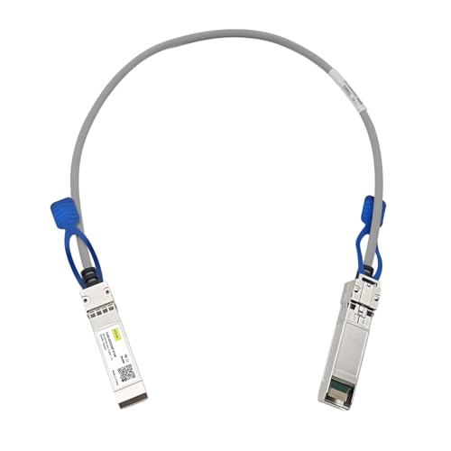 Image of 10Gtek 25GBASE-CR SFP28 to SFP28 Passive Cable, 32AWG, for Cisco SFP-H25GB-CU1M, Ubiquiti UC-DAC-SFP28, Supermicro, Mikrotik, Arista and More, Nylon Braided Jacket, 1-Meter(3.3ft)