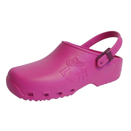 Image of CALZURO Lights Clogs - Italian Made Lightweight Work Shoes for Professionals - EVA Non Slip Clogs for Kitchen, Hospital, Garden, Restaurant - Machine Washable Side Ventilation - Men & Women