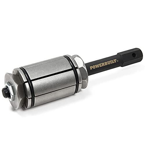 Powerbuilt Large Tailpipe Expander Set, Expand Exhaust Pipes, Round and Adjust Pipe, Remove Exhaust Clamp Grooves - 940404