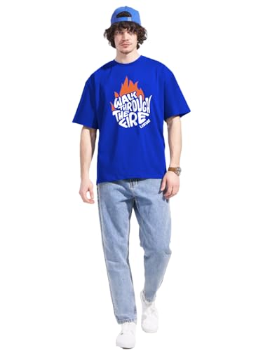 Image of LEOTUDE Men's Cotton Regular Fit T-Shirt