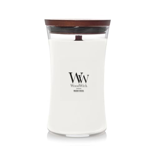 WoodWick Warm Wool Scented Hourglass Candle Large 21.5...
