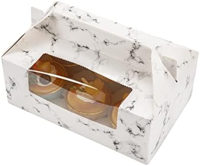 Cupcake-Box Mit 12 Mulden – Sichtfenster, 25 Stück, Maße 330x242x75 Mm – Perfekt Für Transport