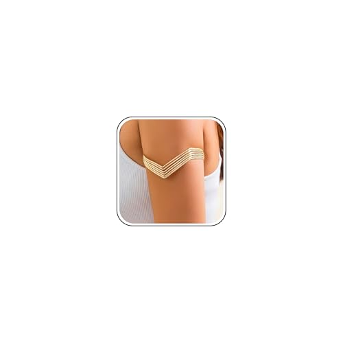 Image of Long tiantian Gold Arm Cuff Upper Arm Armband Greek Goddess Costume Jewelry
