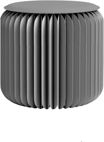 BLINGOOD �y�[�p�[�܂肽���݃X�c�[�� 5�l�|�����E���h�X�^�C���b�V�� �y�� �|�[�^�u�� ���[�ȒP �R���p�N�g �h�� PU�N�b�V���� �������X�c�[�� �ω׏d300kg ���ւ⃊�r���O���[���ɍœK (A,30CM) [���s�A���i]