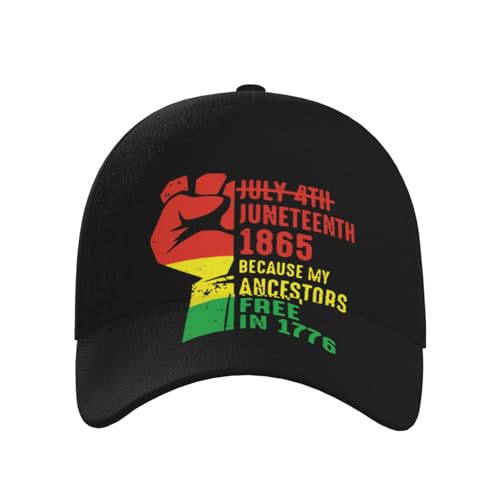 Gorra de béisbol ajustable Juneteenth para mujer y hombre miniatura 2