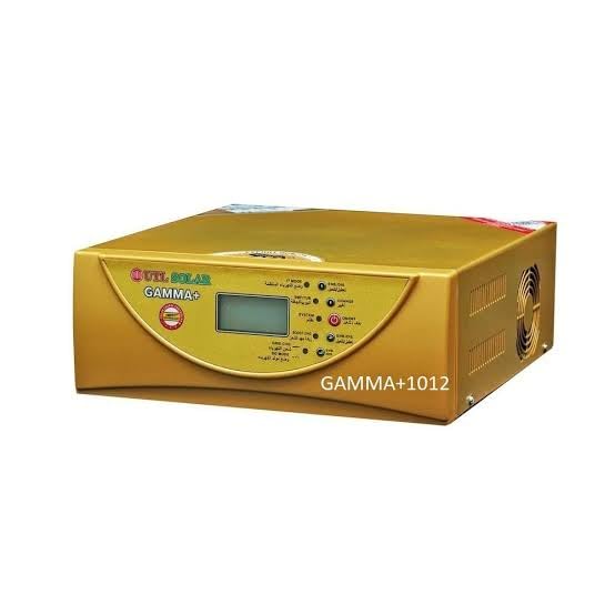 Image of UTL Gamma Plus 1012 MPPT Solar Hybrid Inverter for Home Office & Shops | Pure Sinewave | LCD Display | Easy Installation | 2 Yrs Warranty (1kVA 12V)