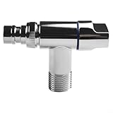Design compact : avec sa taille compacte et son installation dans le mur, cette valve d'angle est adaptée pour les espaces étroits, économisant de l'espace précieux dans votre maison