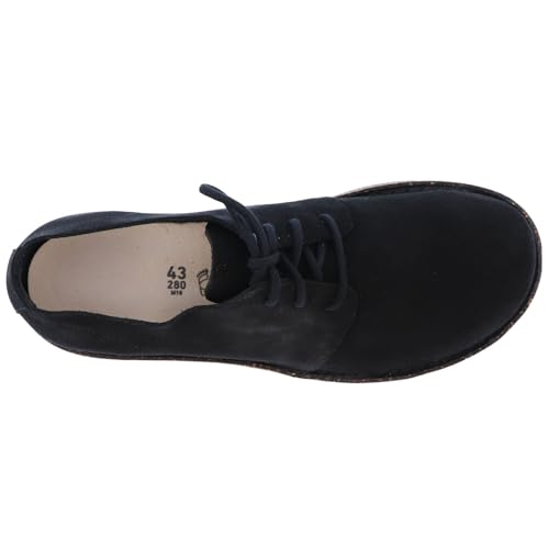 Birkenstock Unisex Uppsala Low Suede Leather Black Shoes 8 W / 6 M US3