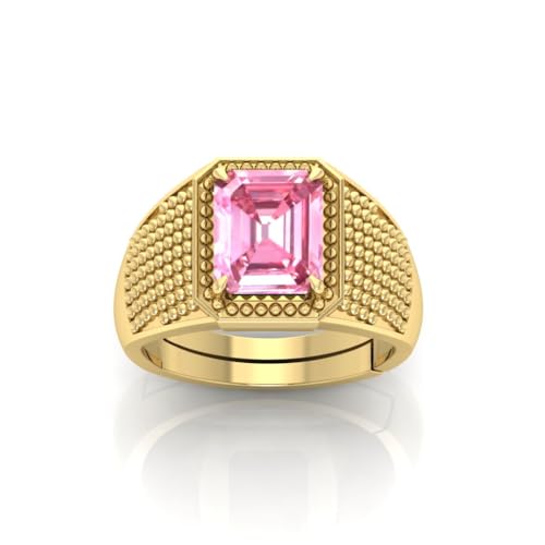 Bague saphir rose 13,25 Ratti pour homme et femme en métal or
