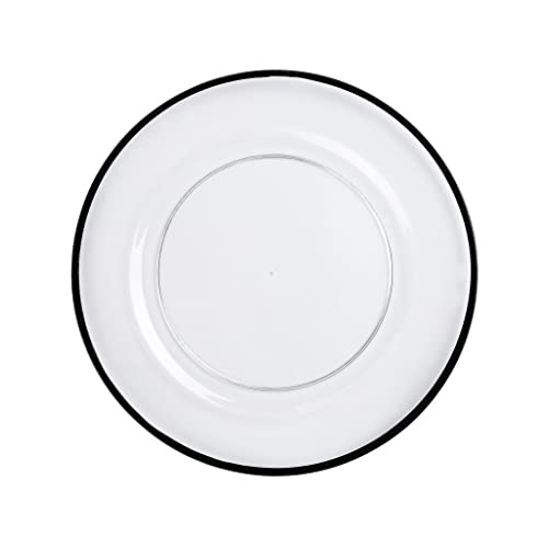 Plato base acrílico negro CVL para eventos miniatura 1