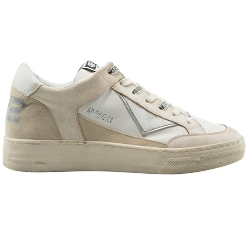 4B12 Kyle Sneakers White And Beige, Color blanco., 41 EU