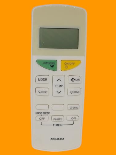 Image of AMAZOR All Ac Remote Control Compatible For Daikin Air Conditioner Remote (Arc484A1),White