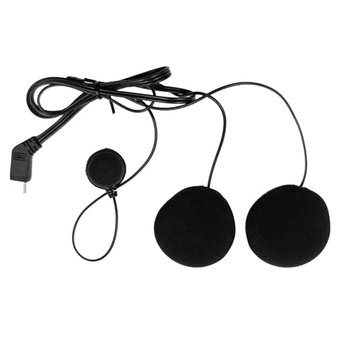 Auriculares para casco de motocicleta, micrófono para casco de motocicleta, de audio con cancelación de ruido, 10 pines impermeables, para mujeres, hombres, adolescentes, adultos, ciclismo